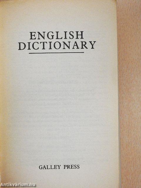 English Dictionary