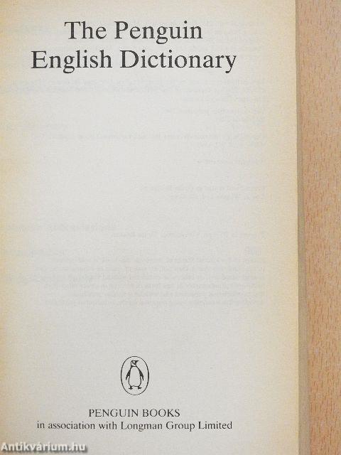 The Penguin English Dictionary 1985-86