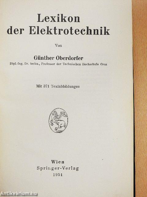 Lexikon der Elektrotechnik