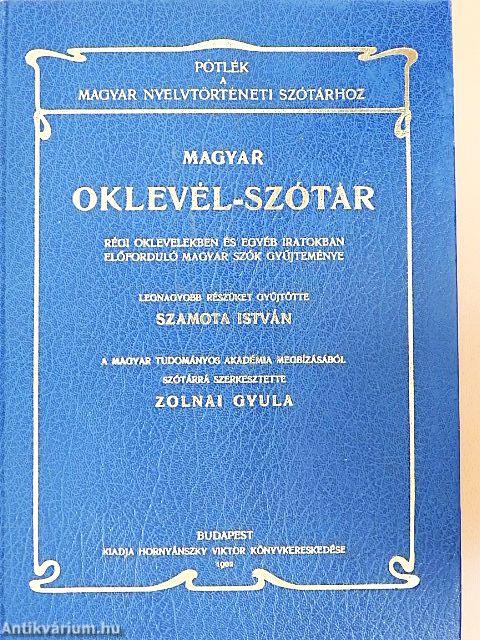 Magyar oklevél-szótár