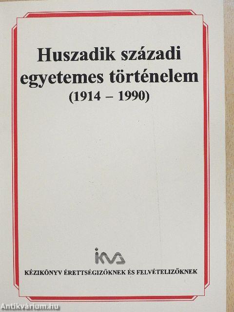 Huszadik századi egyetemes történelem