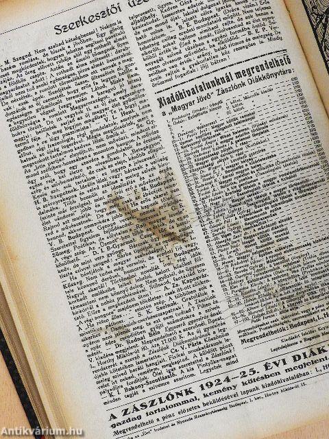 Zászlónk 1921-1926. (vegyes számok) (48 db)