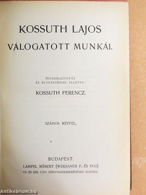 Kossuth Lajos válogatott munkái