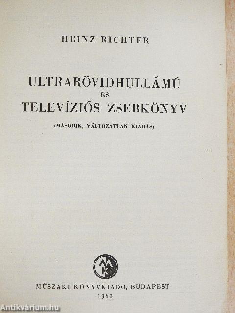 Ultrarövidhullámú és televíziós zsebkönyv