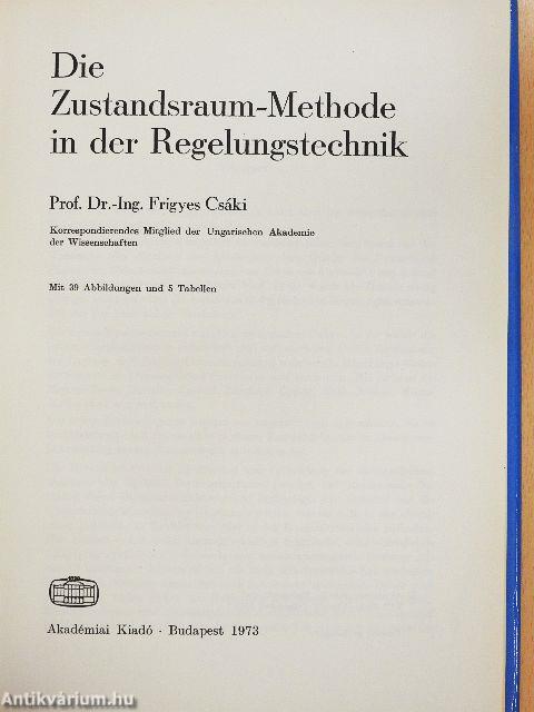 Die Zustandsraum-Methode in der Regelungstechnik