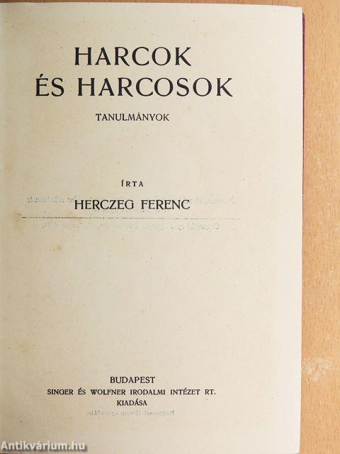 Harcok és harcosok