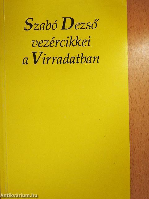 Szabó Dezső vezércikkei a Virradatban