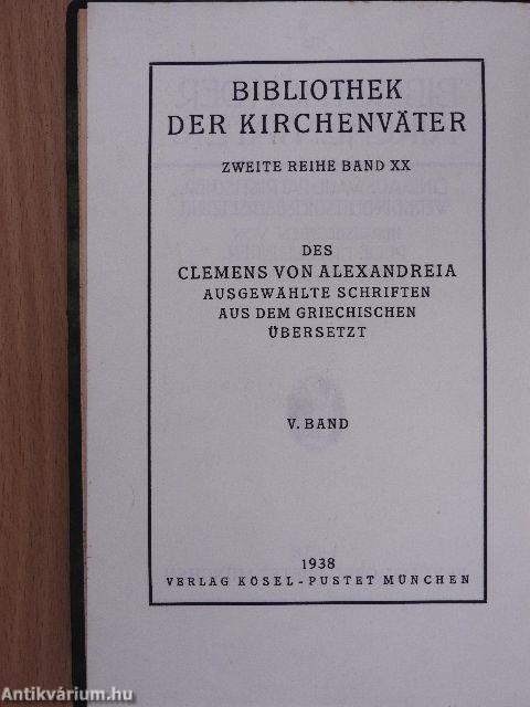 Teppiche Wissenschaftlicher Darlegungen Entsprechend der Wahren Philosophie (Stromateis) VII.