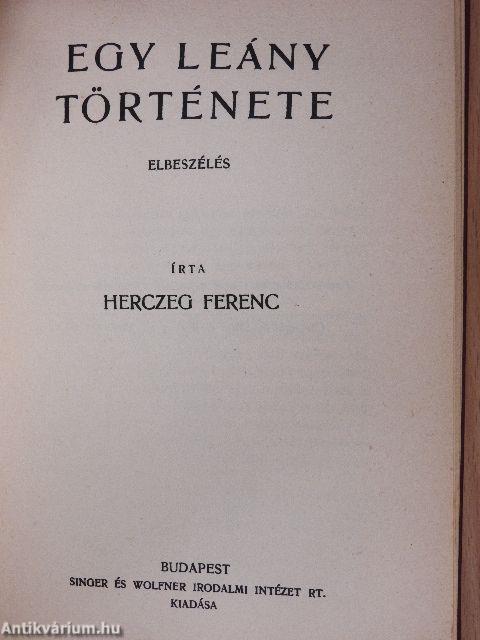 Szabolcs házassága/Egy leány története