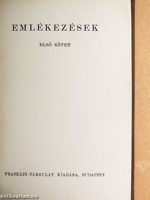 Emlékezések I. (töredék)