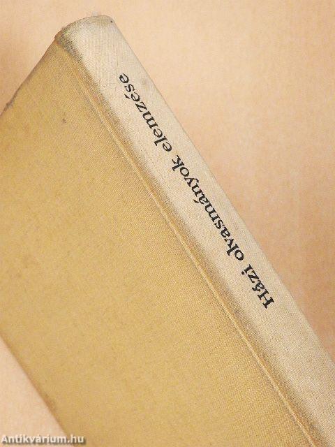 Házi olvasmányok elemzése