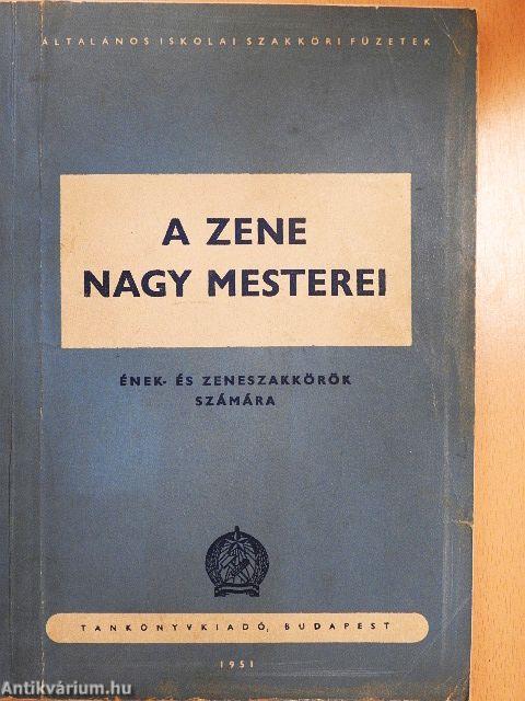 A zene nagy mesterei