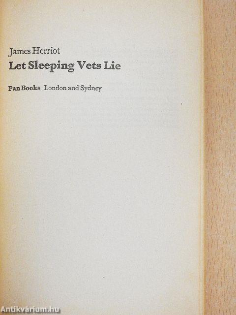 Let Sleeping Vets Lie