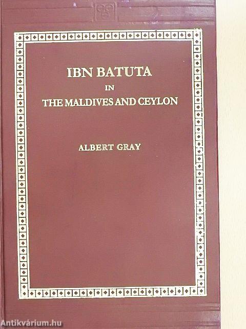 IBN Batuta in the Maldives and Ceylon