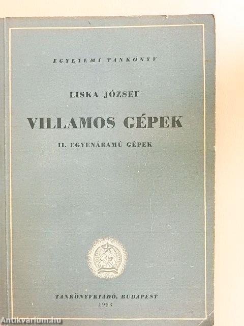 Villamos gépek II. 