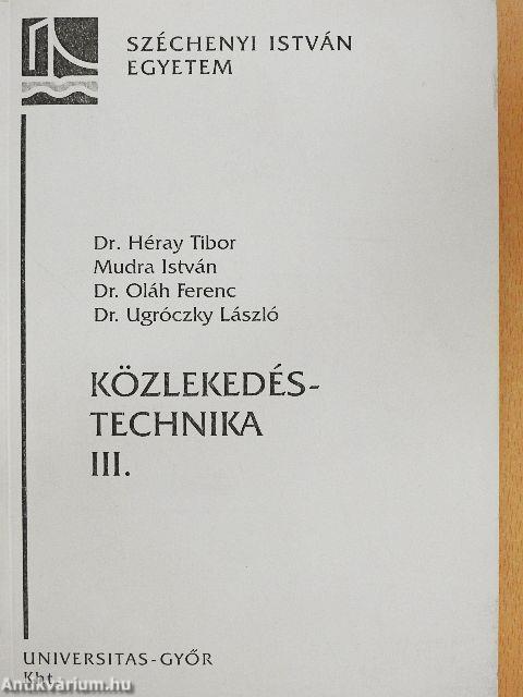 Közlekedéstechnika III.