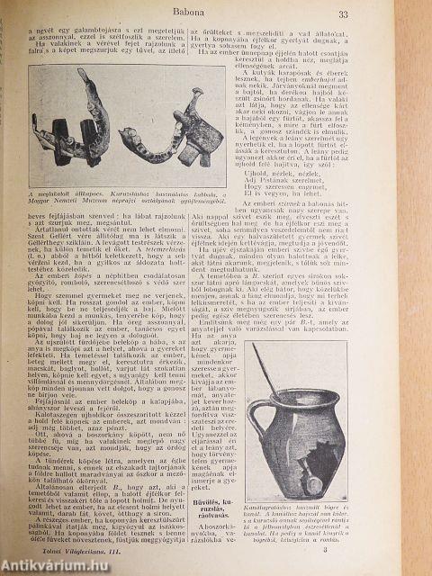 Tolnai Világlexikona III. (töredék)