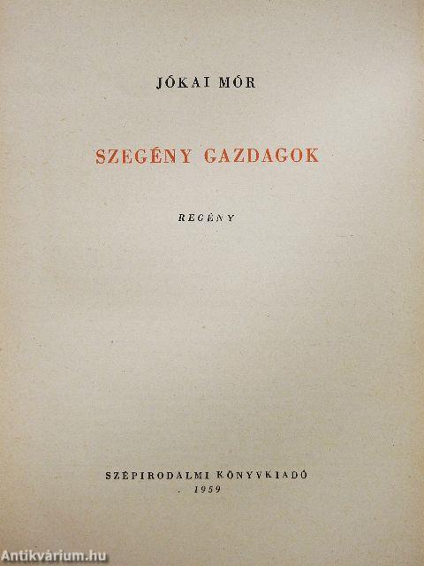 Szegény gazdagok