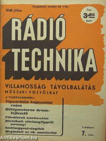 Rádió Technika 1948. július