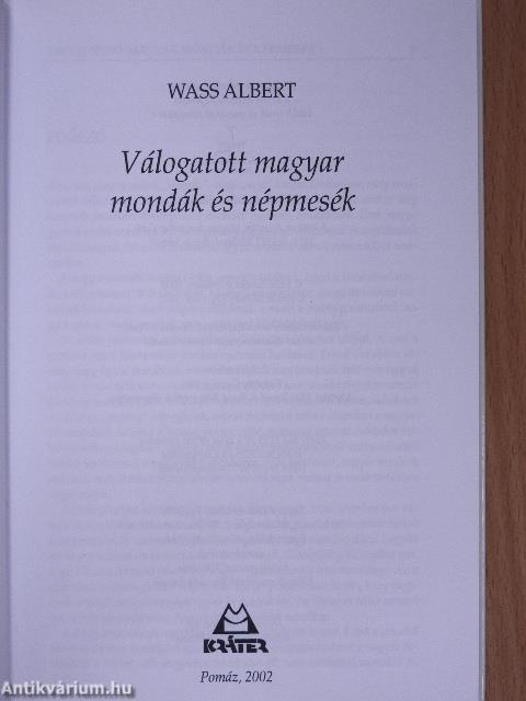 Válogatott magyar mondák és népmesék