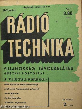 Rádió Technika 1947. június