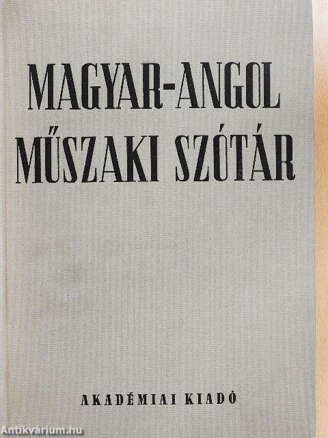 Magyar-angol műszaki szótár