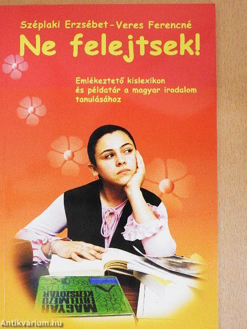 Ne felejtsek!