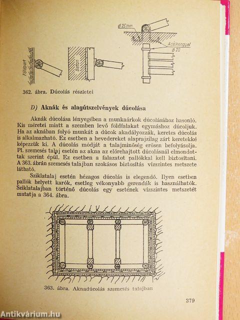 Mélyépítési állványozás, zsaluzás, dúcolás