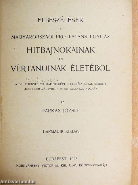 A magyarországi protestáns egyház hitbajnokai