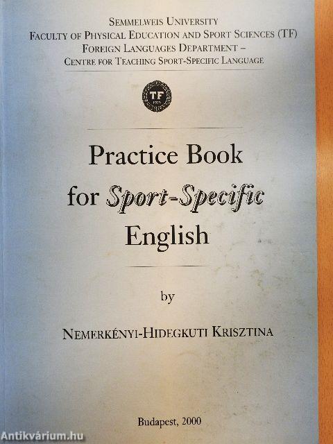 Practice book for Sport-Specific English