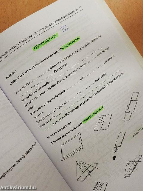 Practice book for Sport-Specific English