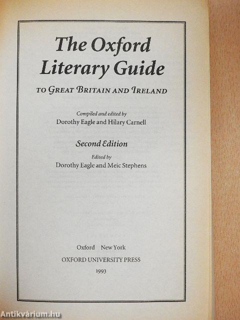 The Oxford Literary Guide