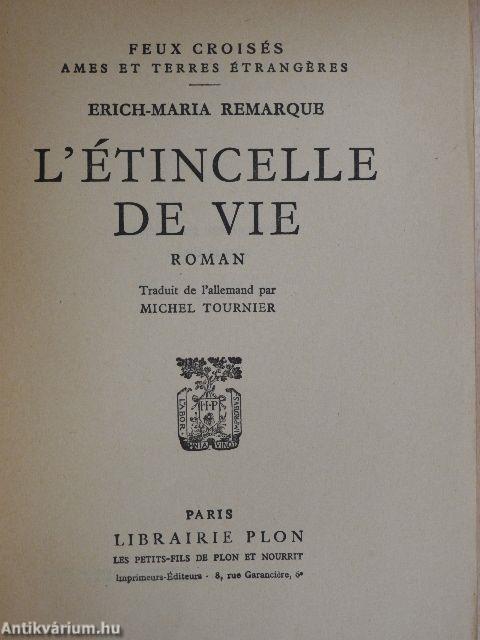 L'étincelle de vie