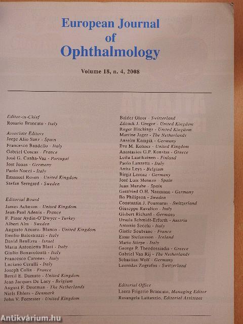 European Journal of Ophthalmology July-August 2008