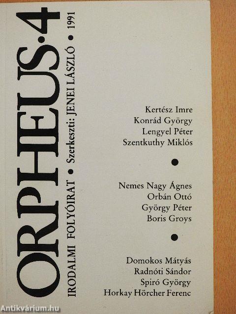 Orpheus 1991/4.