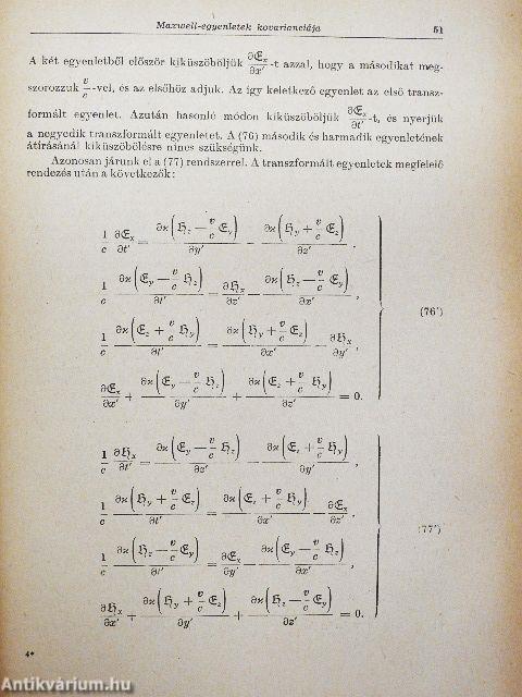 A relativitás elmélete