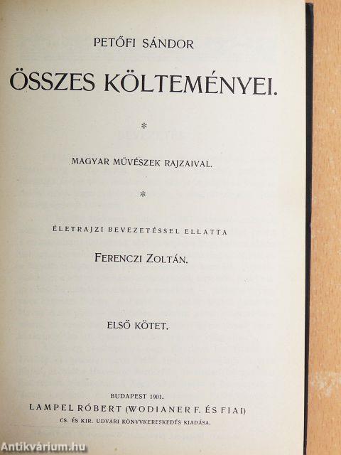 Petőfi Sándor összes költeményei I-II.