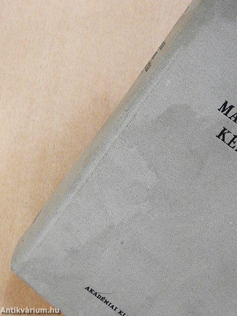 Magyar-angol kéziszótár