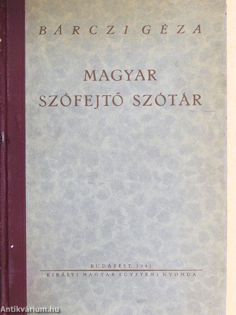 Magyar szófejtő szótár