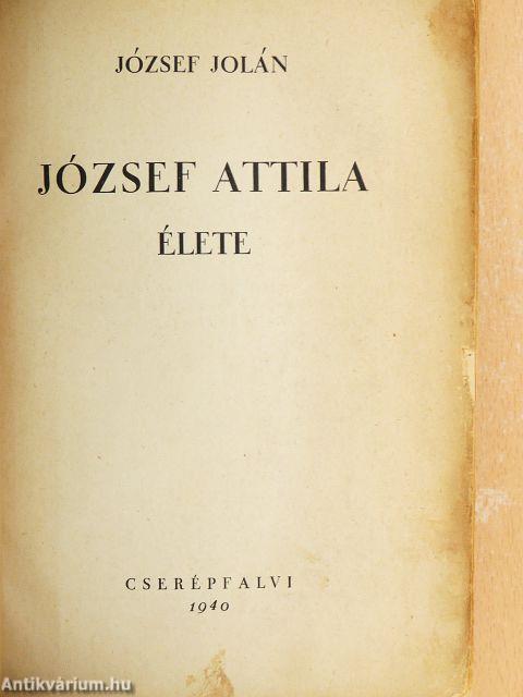 József Attila élete