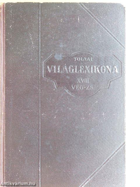 Tolnai uj világlexikona XVIII. (töredék)