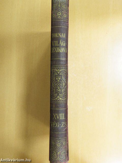 Tolnai uj világlexikona XVIII. (töredék)