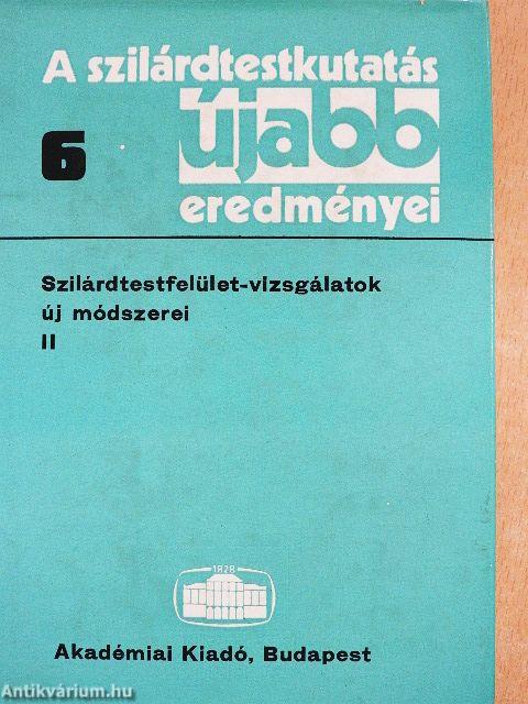 A szilárdtestkutatás újabb eredményei 6.