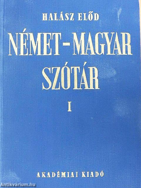 Német-magyar szótár I-II.
