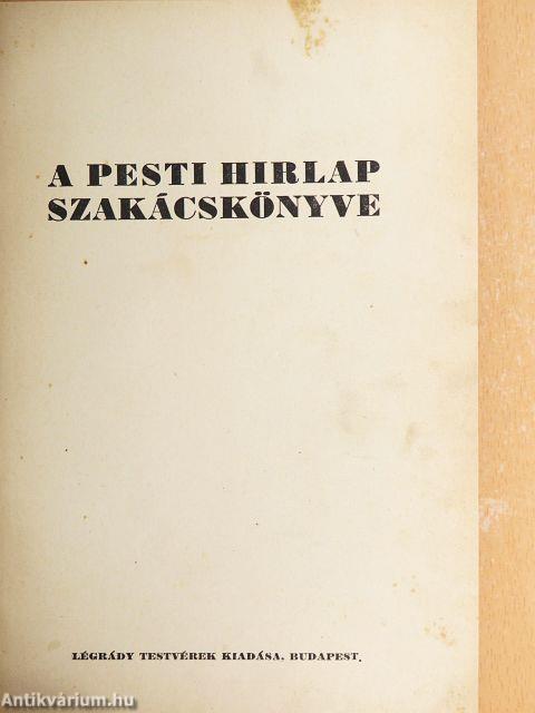 A Pesti Hirlap szakácskönyve