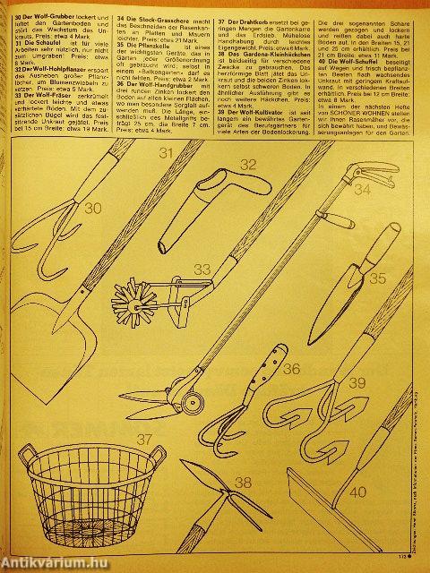 Schöner Wohnen Januar-Dezember 1970. I-II.