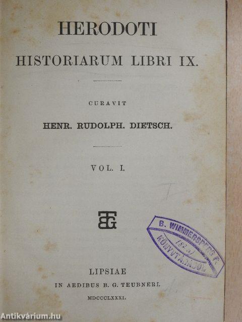 Herodoti Historiarum Libri IX. I-II. 