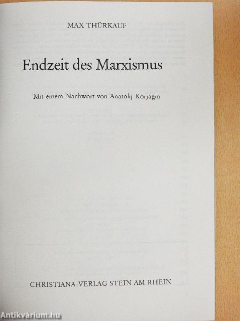 Endzeit des Marxismus