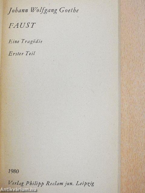 Faust I.