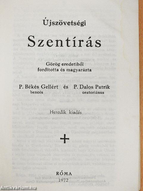 Újszövetségi Szentírás